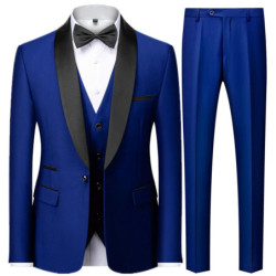 Costume de luxe pour hommes, smoking à coupe régulière, veste imbibée GroomTIME, pantalon blazers en émail FJPlus, vêtements de 