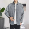 Chemise à manches longues à carreaux carillon pour hommes et femmes, veste décontractée polyvalente, style coréen, coupe adt, co