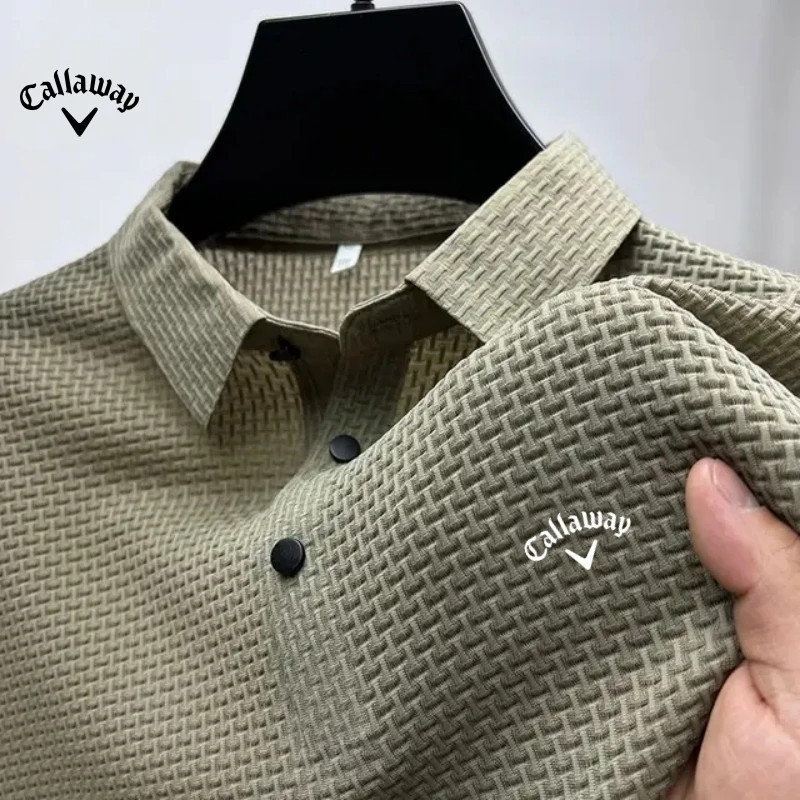 Polo Cool Brodé pour Homme, T-shirt Confortable et Décontracté, Haut de Luxe à la Mode, Été