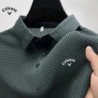 Polo Cool Brodé pour Homme, T-shirt Confortable et Décontracté, Haut de Luxe à la Mode, Été