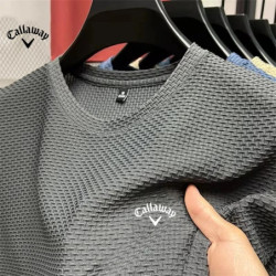 Polo Cool Brodé pour Homme, T-shirt Confortable et Décontracté, Haut de Luxe à la Mode, Été