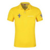 Polo d'été avec logo Mustang pour homme, t-shirt décontracté, manches courtes, classique, unisexe, extérieur, personnalisé, docu