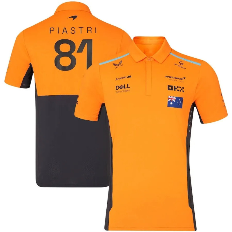 FORMULA1-Polo de course pour homme et femme, maillot imprimé, t-shirt, duotone, été