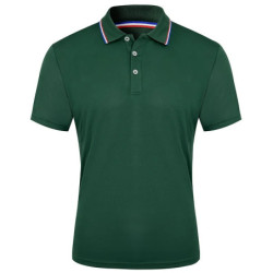 Polo d’affaires de bureau pour hommes d’été printemps pure solide décontractée chemise de golf à manches courtes 2024 chemise un