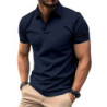 Polo à Manches Courtes pour Homme, Streetwear Décontracté, observateur, Jogging, Été