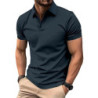 Polo à Manches Courtes pour Homme, Streetwear Décontracté, observateur, Jogging, Été