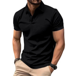 Polo à Manches Courtes pour Homme, Streetwear Décontracté, observateur, Jogging, Été