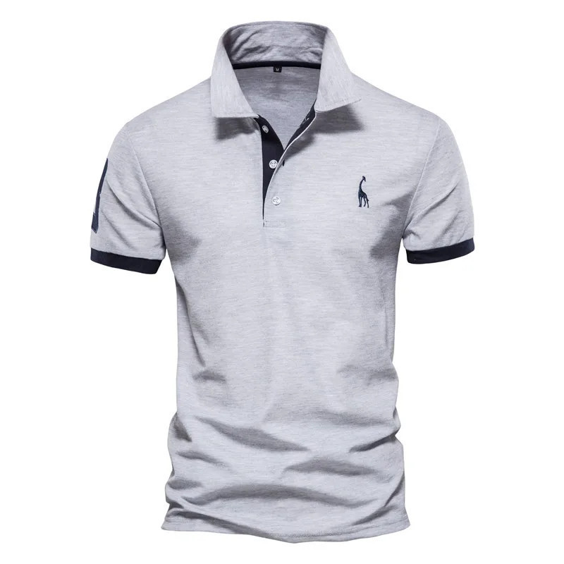 Polo d'été à manches courtes pour hommes, chemises de golf décontractées à la mode, vêtements de haute qualité, t-shirt pour hom