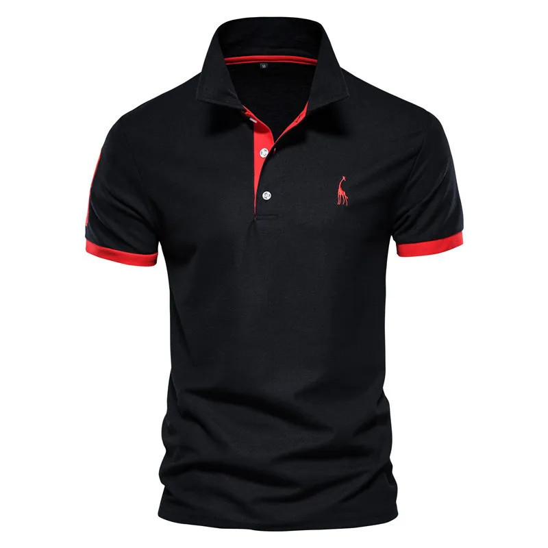 Polo d'été à manches courtes pour hommes, chemises de golf décontractées à la mode, vêtements de haute qualité, t-shirt pour hom