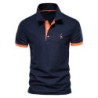 Polo d'été à manches courtes pour hommes, chemises de golf décontractées à la mode, vêtements de haute qualité, t-shirt pour hom