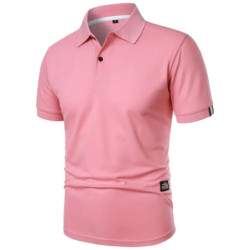 Polo à Manches Courtes pour Homme, T-shirt à lèvent, Revers, observateur, Streetwear, dehors, Décontracté, Nouvelle Collection