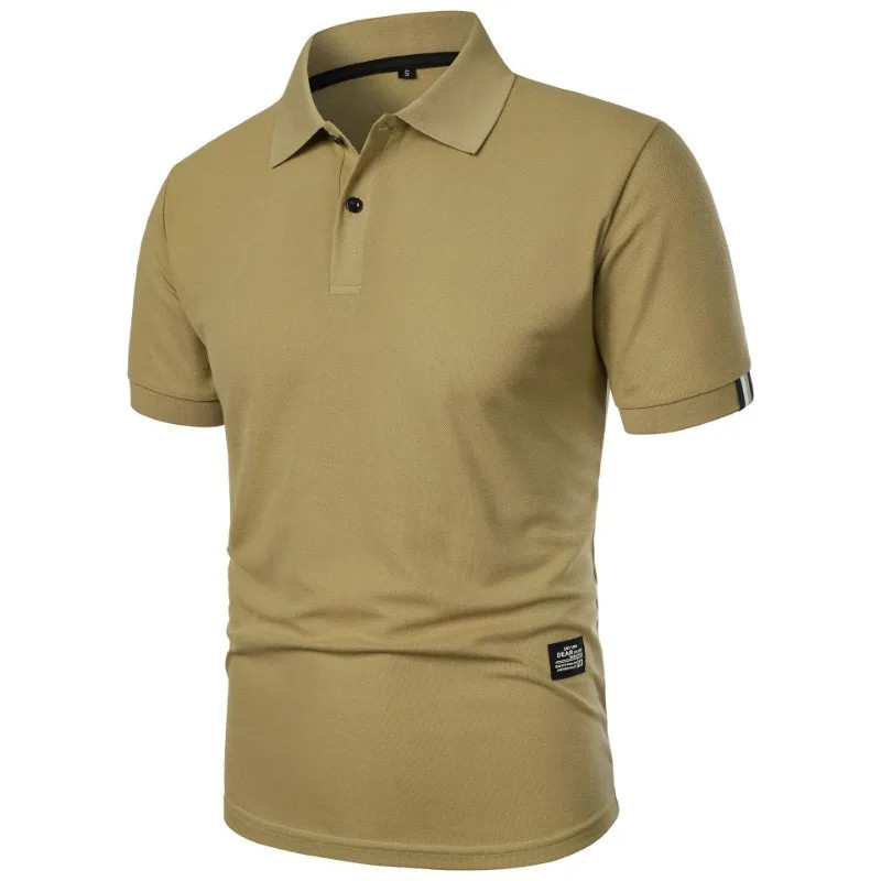 Polo à Manches Courtes pour Homme, T-shirt à lèvent, Revers, observateur, Streetwear, dehors, Décontracté, Nouvelle Collection