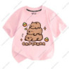 T-shirt à manches courtes pour enfants, impression Capybara, mignon, confortable, polyvalent, garçon, fille, tendance estivale, 