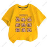 T-shirt à manches courtes pour enfants, impression Capybara, mignon, confortable, polyvalent, garçon, fille, tendance estivale, 