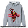 Sweats à capuche Marvel The Avengers pour enfants, sweat-shirt à manches longues pour garçons et filles, vêtements décontractés 