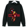 Sweats à capuche Marvel The Avengers pour enfants, sweat-shirt à manches longues pour garçons et filles, vêtements décontractés 