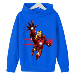 Sweats à capuche Marvel The Avengers pour enfants, sweat-shirt à manches longues pour garçons et filles, vêtements décontractés 