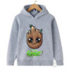 Sweat à capuche Kawaii Groot pour enfants, sweat-shirt de sport chaud, vêtements pour enfants, vêtements à la mode pour bébés ga