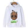 Sweat à capuche Kawaii Groot pour enfants, sweat-shirt de sport chaud, vêtements pour enfants, vêtements à la mode pour bébés ga