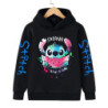 Sweat à capuche Anime Stitch pour enfants, vêtements de dessin animé pour enfants, sweat-shirt Manga, haut décontracté pour bébé