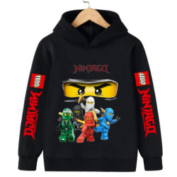 Lego Phantom Ninja-Sweats à capuche à manches longues pour garçons et filles, vêtements de sport décontractés, vestes pour garço