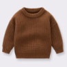 Pull en tricot doux à manches longues pour bébés garçons et filles, vêtements pour tout-petits, tricots pour nouveau-nés, pull p