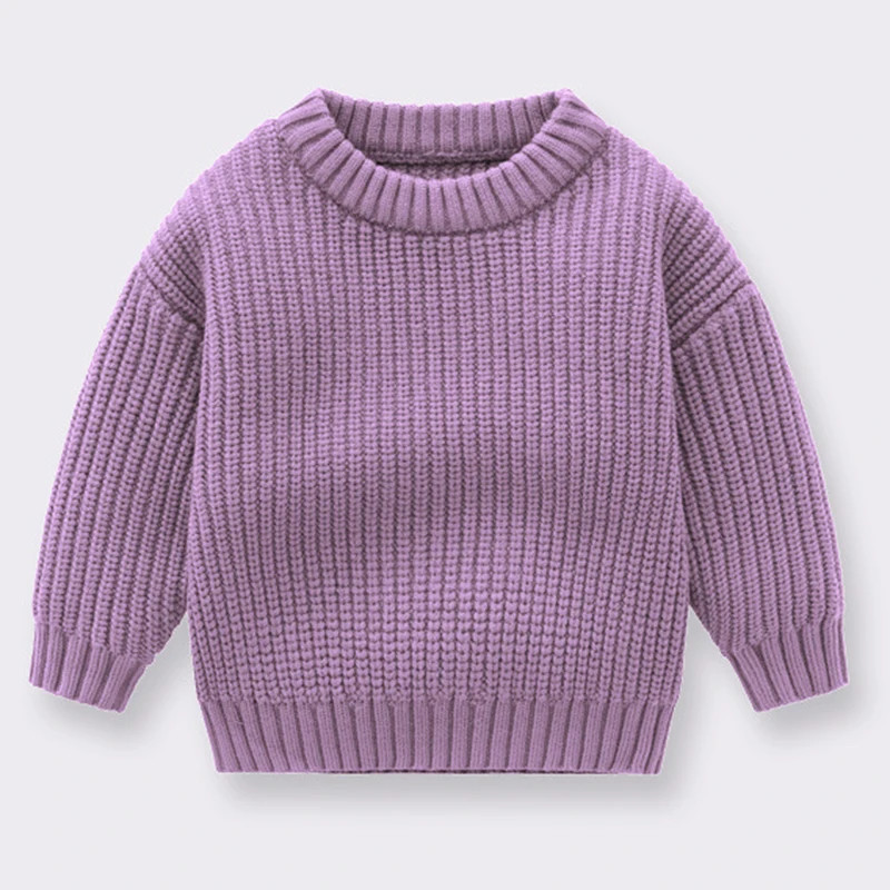 Pull en tricot doux à manches longues pour bébés garçons et filles, vêtements pour tout-petits, tricots pour nouveau-nés, pull p