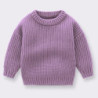 Pull en tricot doux à manches longues pour bébés garçons et filles, vêtements pour tout-petits, tricots pour nouveau-nés, pull p