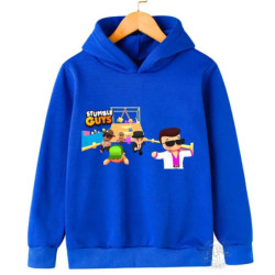 Sweat à capuche à manches longues pour enfants, pull Anime Stumble Guile, sweats à capuche Collège de jeu, PVD, garçons, filles,