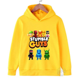 Sweat à capuche à manches longues pour enfants, pull Anime Stumble Guile, sweats à capuche Collège de jeu, PVD, garçons, filles,