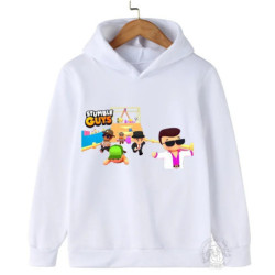 Sweat à capuche à manches longues pour enfants, pull Anime Stumble Guile, sweats à capuche Collège de jeu, PVD, garçons, filles,