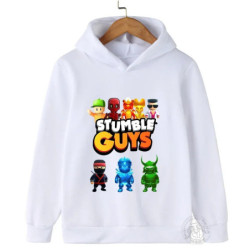 Sweat à capuche à manches longues pour enfants, pull Anime Stumble Guile, sweats à capuche Collège de jeu, PVD, garçons, filles,