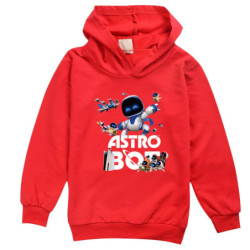 Sweat à capuche de jeu Astro Bot pour enfants, vêtements de bande dessinée pour adolescents, pull à manches longues pour garçons