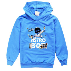 Sweat à capuche de jeu Astro Bot pour enfants, vêtements de bande dessinée pour adolescents, pull à manches longues pour garçons