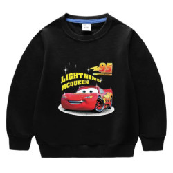 Potdemiel-Sweat-shirt à manches longues McQueen pour enfants, sweats à capuche de dessin animé pour enfants, vêtements pour bébé