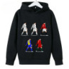 Sweat à capuche décontracté pour enfants, sweat-shirt de sport pour garçons, imprimé Ronaldo bleu, 2 à 14 ans, printemps, automn