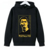 Sweat à capuche décontracté pour enfants, sweat-shirt de sport pour garçons et filles, imprimé Ronaldo bleu, 2 à 14 ans, printem