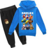 Pull Roblox pour garçons et filles, dessin animé, jeu cancers, périphérique bidimensionnel, loisirs imbibés, enfants, nouveau