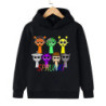 Sweat à capuche Sprunki Incredibox pour enfants, sweats à capuche chauds PVD, vêtements d'hiver doux pour enfants, sweat à capuc