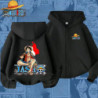 Sweat à capuche zippé One Piece Luffy pour enfants, imprimé dessin animé, haut décontracté pour garçons et filles, chemise de pr