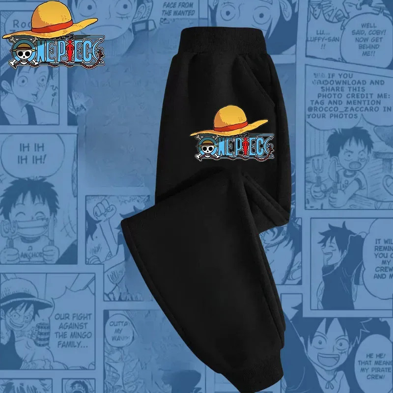 Sweat à capuche zippé One Piece Luffy pour enfants, imprimé dessin animé, haut décontracté pour garçons et filles, chemise de pr