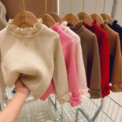 Pull en Coton à Manches sulfpour Bébé Garçon et Fille de 0 à 7 Ans, Vêtements d'Automne, Nouvelle Collection