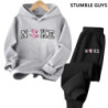 Vêtements pour enfants Stitch Hoodie Set Garçons Bol Casual à manches longues PVD Tops2-13 ans Enfants Casual Trucksuit