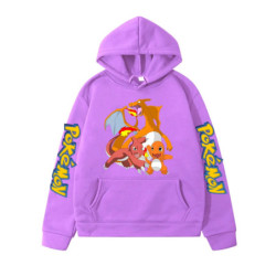 Charmander-Sweat à Capuche UlOscar Evolavives pour Enfant, Vêtement Cool pour Garçon, MINISO Charmeleon PVD Charizard Y2K