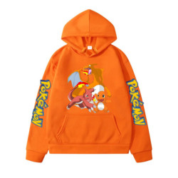 Charmander-Sweat à Capuche UlOscar Evolavives pour Enfant, Vêtement Cool pour Garçon, MINISO Charmeleon PVD Charizard Y2K