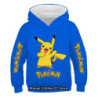 Sweat-shirt imprimé dessin animé pour enfants, sweats à capuche Pikachu, combinaison de vêtements pour garçons et filles, Y-Poke