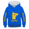 Sweat-shirt imprimé dessin animé pour enfants, sweats à capuche Pikachu, combinaison de vêtements pour garçons et filles, Y-Poke