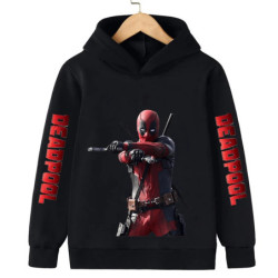 Sweats à capuche Deadpool pour enfants, pull à la mode pour enfants, vêtements d'automne et d'hiver, vêtements décontractés pour