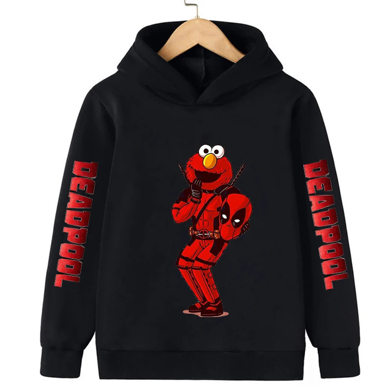 Sweats à capuche Deadpool pour enfants, pull à la mode pour enfants, vêtements d'automne et d'hiver, vêtements décontractés pour