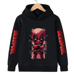 Sweats à capuche Deadpool pour enfants, pull à la mode pour enfants, vêtements d'automne et d'hiver, vêtements décontractés pour